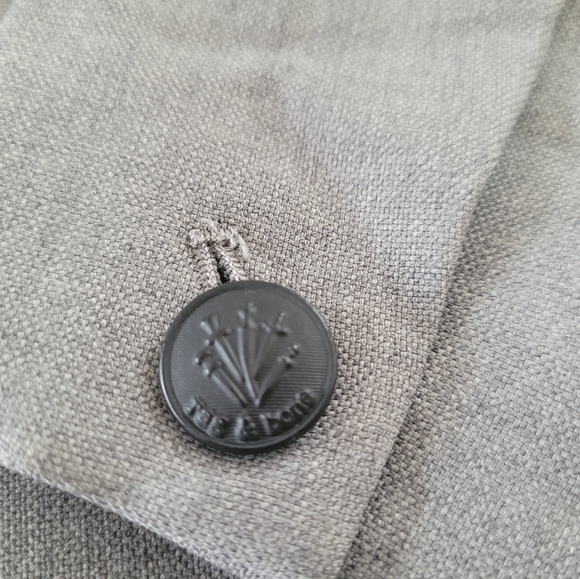 NWT RAG & BONE Dant Tux Wool Blazer Gray Size 0 - Picture 6 of 7